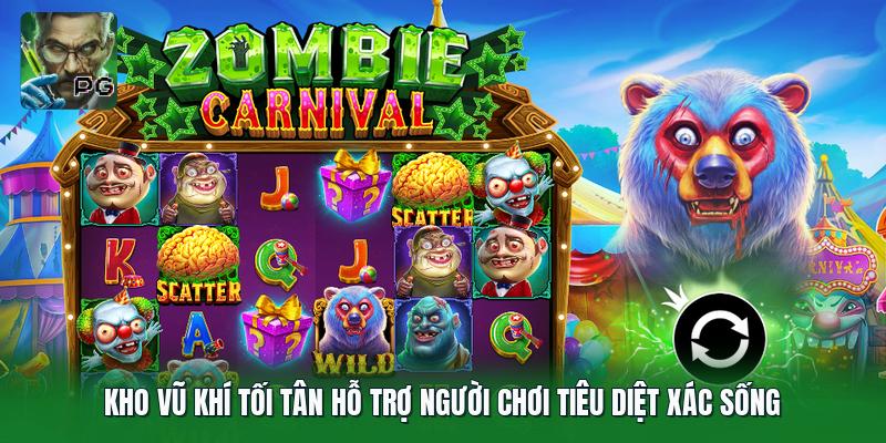 Kho vũ khí tối tân hỗ trợ người chơi tiêu diệt xác sống