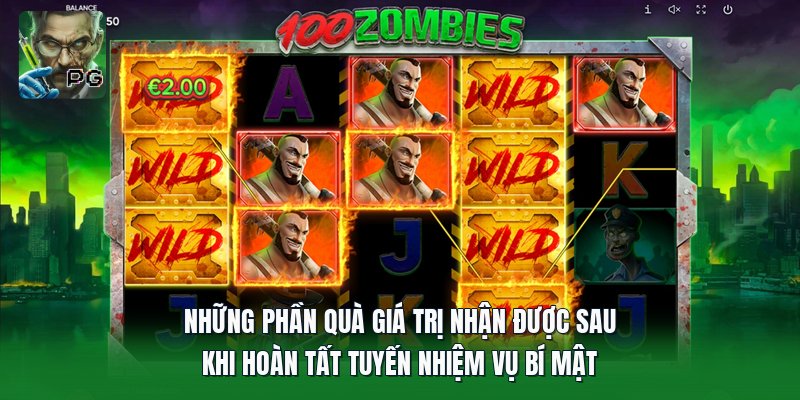 Những phần quà giá trị nhận được sau khi hoàn tất tuyến nhiệm vụ bí mật