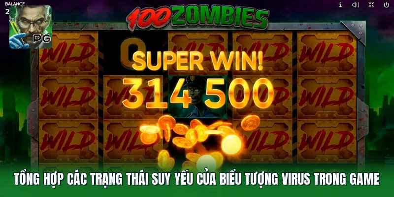 Tổng hợp các trạng thái suy yếu của biểu tượng virus trong game