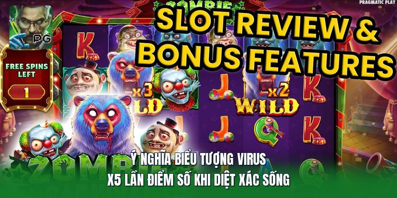 Ý Nghĩa Biểu Tượng Virus | X5 Lần Điểm Số Khi Diệt Xác Sống