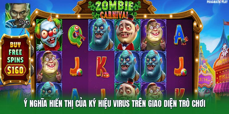 Ý nghĩa hiển thị của ký hiệu virus trên giao diện trò chơi